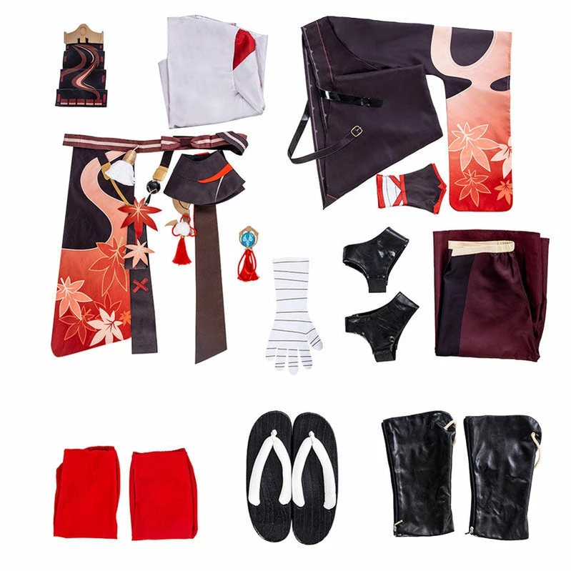 Game Genshin Impact Kazuha Fullsuit Cosplay Costumes 8 Game Genshin Impact Kazuha Fullsuit Cosplay Costumes - Image 6