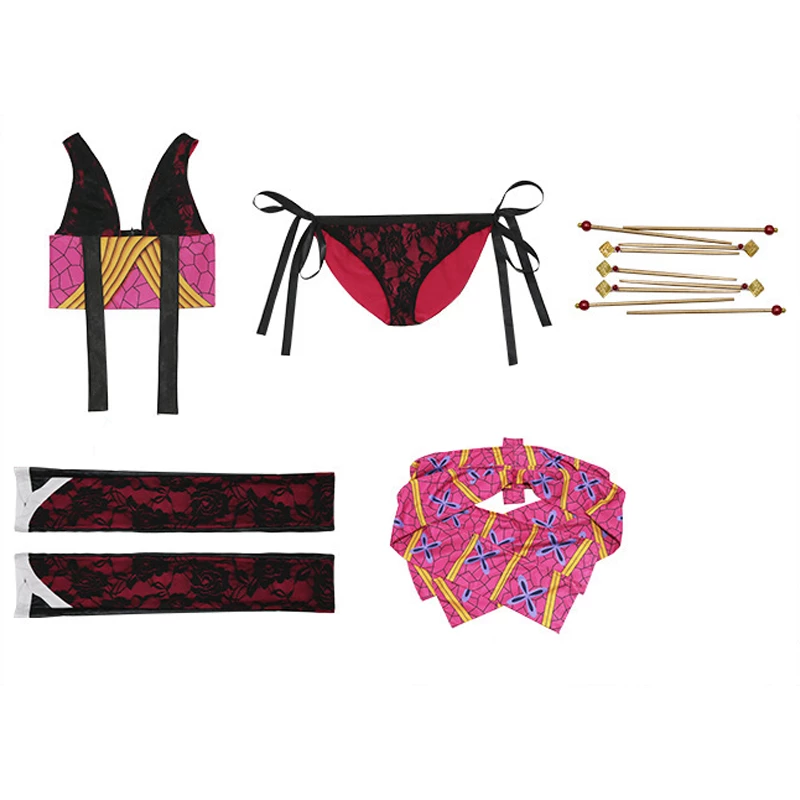 Anime Demon Slayer Kimetsu No Yaiba Daki Fullset Cosplay Costumes 7 Anime Demon Slayer Kimetsu No Yaiba Daki Fullset Cosplay Costumes - Image 5