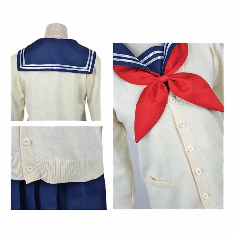 Anime My Hero Academia Himiko Toga JK School Uniform Cosplay Costume 6 Anime My Hero Academia Himiko Toga JK School Uniform Cosplay Costume - Image 4