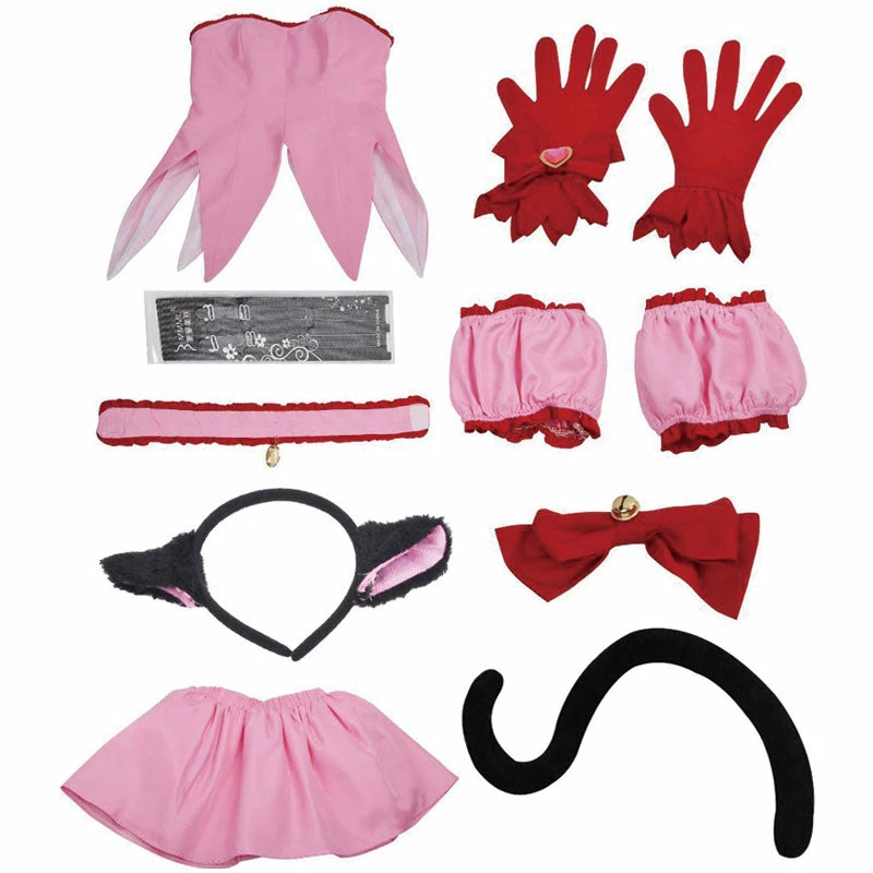 Anime Tokyo Mew Mew Ichigo Momomiya Dress Cosplay Costume 10 Anime Tokyo Mew Mew Ichigo Momomiya Dress Cosplay Costume - Image 8