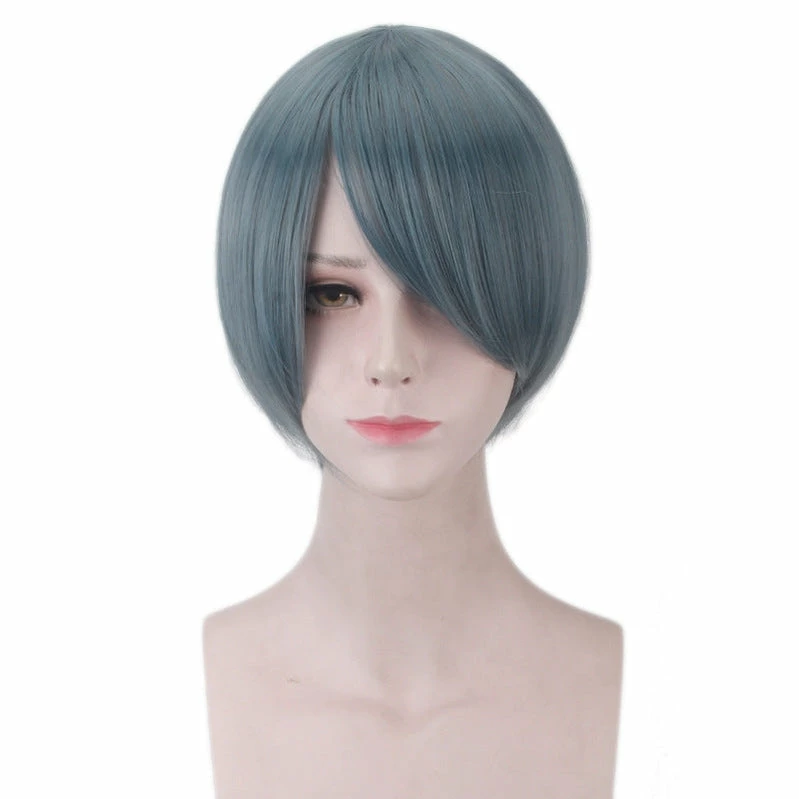 Anime Black Butler Ciel Phantomhive Short Dark Blue Cosplay Wigs 4 Anime Black Butler Ciel Phantomhive Short Dark Blue Cosplay Wigs - Image 2