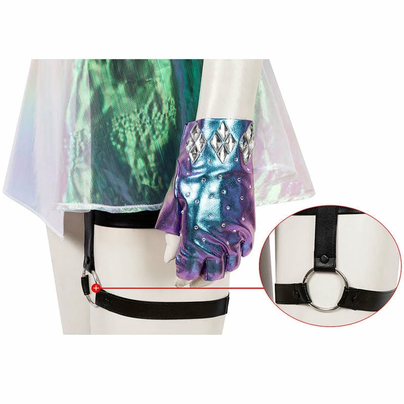 Game LOL KDA ALL OUT Ahri Fullset Cosplay Costume With Free Ears 12 Game LOL KDA ALL OUT Ahri Fullset Cosplay Costume With Free Ears - Image 10