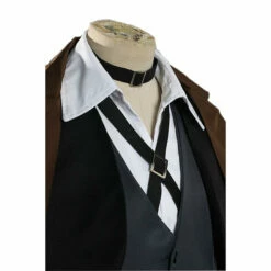 Anime Bungo Stray Dogs Chuuya Nakahara BLack Cosplay Costume -COSPLAY CLANS Sales Store A88A2077