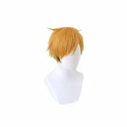 Anime Haikyuu Atsumu Miya Short Dark Yellow Cosplay Wigs -COSPLAY CLANS Sales Store AtsumuMiyaWigs3