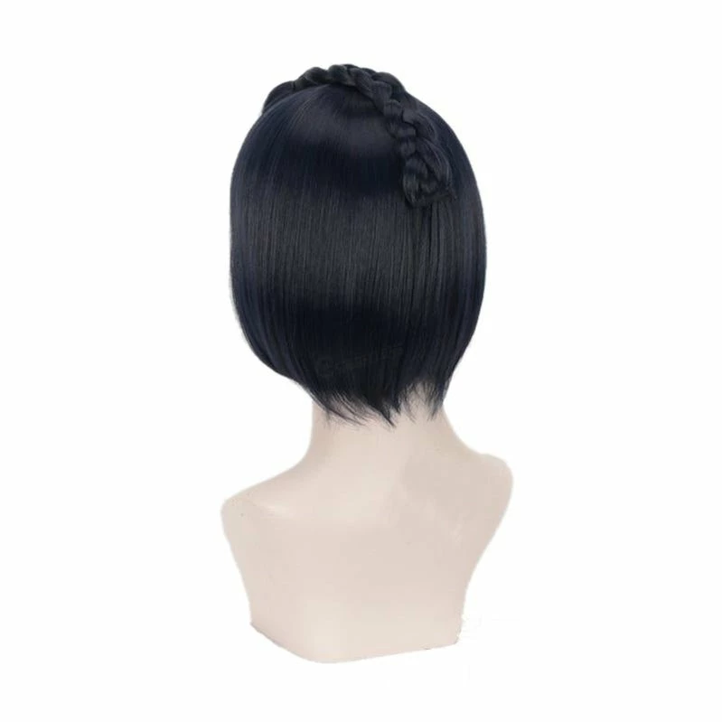 Anime JoJo's Bizarre Adventure Golden Wind Bruno Bucciarati Short Black Cosplay Wigs 7 Anime JoJo's Bizarre Adventure Golden Wind Bruno Bucciarati Short Black Cosplay Wigs - Image 5