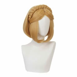 Game The Legend Of Zelda Breath Of The Wild Princess Zelda Short Blonde Cosplay Wigs -COSPLAY CLANS Sales Store DSC03793