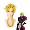 Anime JoJo's Bizarre Adventure Dio Brando Long Blond Cosplay Wigs -COSPLAY CLANS Sales Store DioBrando