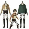 Anime Attack On Titan Eren Jaeger The Wings Of Freedom Survey Corps Uniform Set Cosplay Costume -COSPLAY CLANS Sales Store ErenJaegerCostume