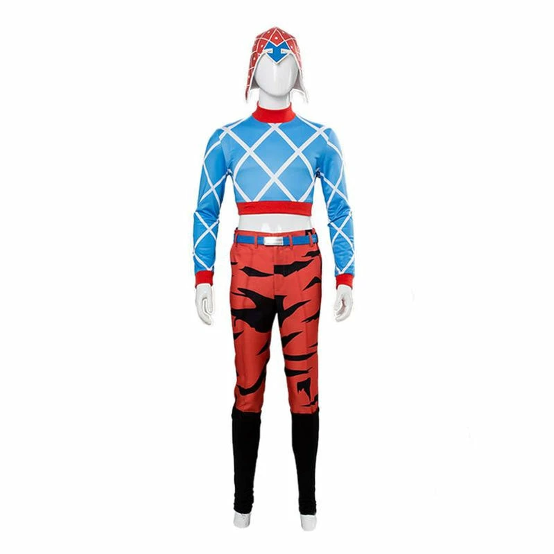Anime JoJo's Bizarre Adventure Golden Wind Guido Mista Cosplay Costume 4 Anime JoJo's Bizarre Adventure Golden Wind Guido Mista Cosplay Costume - Image 2