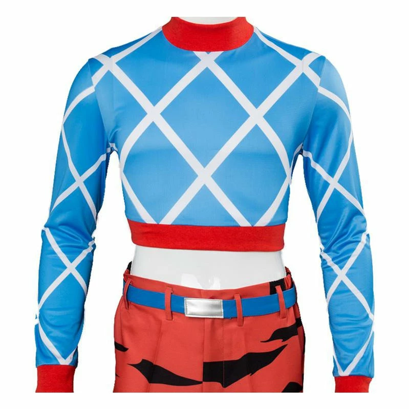 Anime JoJo's Bizarre Adventure Golden Wind Guido Mista Cosplay Costume 7 Anime JoJo's Bizarre Adventure Golden Wind Guido Mista Cosplay Costume - Image 5