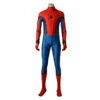 Movie Spider-Man: Homecoming Peter Parker Spiderman Jumpsuit Cosplay Costume With Free Bracers