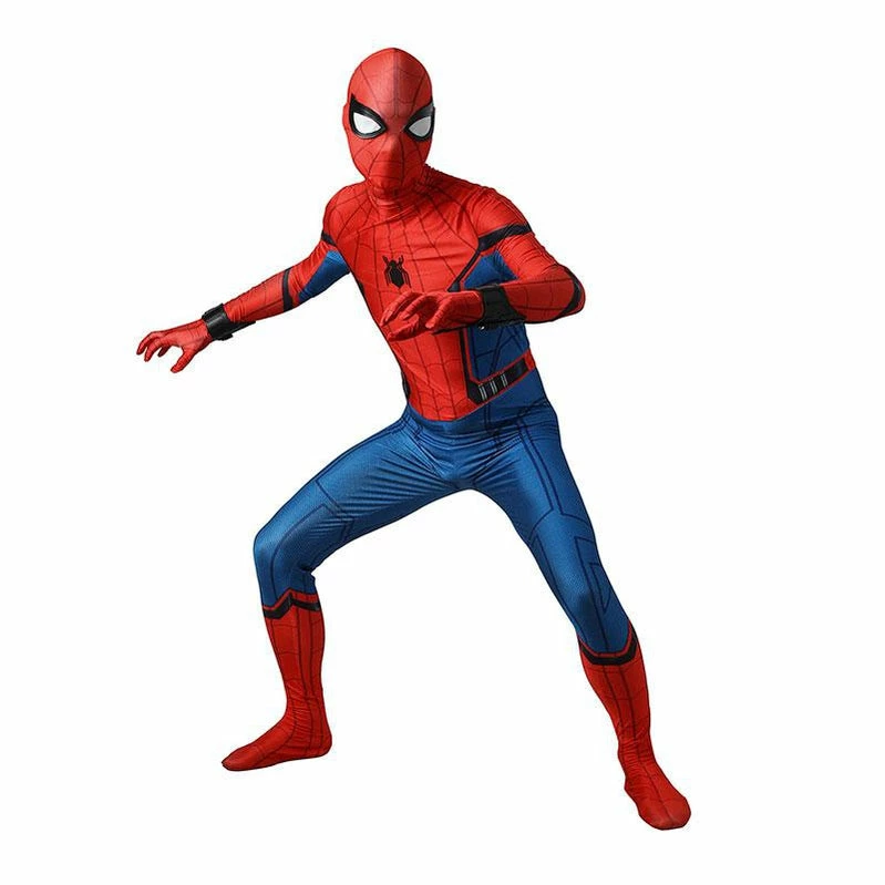 Movie Spider-Man: Homecoming Peter Parker Spiderman Jumpsuit Cosplay Costume With Free Bracers 6 Movie Spider-Man: Homecoming Peter Parker Spiderman Jumpsuit Cosplay Costume With Free Bracers - Image 4