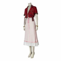 Game Final Fantasy VII Remake FF7 Aerith Gainsborough Outfits Cosplay Costume -COSPLAY CLANS Sales Store IMG 1194