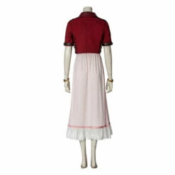 Game Final Fantasy VII Remake FF7 Aerith Gainsborough Outfits Cosplay Costume -COSPLAY CLANS Sales Store IMG 1196