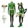 Anime My Hero Academia Tsuyu Asui Frog Combat Outfit Cosplay Costume -COSPLAY CLANS Sales Store IMG 26