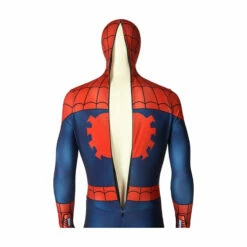 Ultimate Spider-Man Season1 Peter Parker Spiderman Elastic Force Jumpsuit Cosplay Costume -COSPLAY CLANS Sales Store IMG 2979