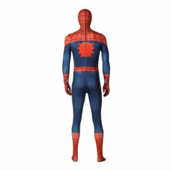Ultimate Spider-Man Season1 Peter Parker Spiderman Elastic Force Jumpsuit Cosplay Costume -COSPLAY CLANS Sales Store IMG 2988