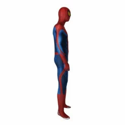 Movie Spider-Man: The Amazing Spider-Man Peter Parker Spiderman Elastic Force Cosplay Costume Jumpsuit With Headgear -COSPLAY CLANS Sales Store IMG 8616