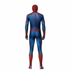 Movie Spider-Man: The Amazing Spider-Man Peter Parker Spiderman Elastic Force Cosplay Costume Jumpsuit With Headgear -COSPLAY CLANS Sales Store IMG 8618