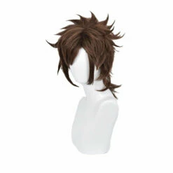 Anime JoJo's Bizarre Adventure Battle Tendency Joseph Joestar Short Brown Cosplay Wigs -COSPLAY CLANS Sales Store JosephJoestar3