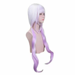 Anime Miss Kobayashi's Dragon Maid Kanna Kamui Long Mixed Purple Cosplay Wigs With Free Dragon Horn Headdress -COSPLAY CLANS Sales Store KannaKamuiWigs2