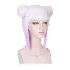 Anime Miss Kobayashi's Dragon Maid Kanna Kamui Short White Mixed Purple Cosplay Wigs -COSPLAY CLANS Sales Store KannaWig dfeadee5 f8c2 4b23 9c96 928b6eb7d28a