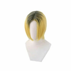 Anime Haikyuu Kozume Kenma Short Black Fade Blond Cosplay Wigs -COSPLAY CLANS Sales Store KozumeKenmawig3