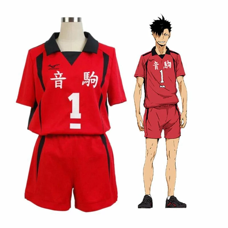 Anime Haikyuu Nekoma High School Kuroo Tetsurou Uniform Cosplay Costume 3 Anime Haikyuu Nekoma High School Kuroo Tetsurou Uniform Cosplay Costume