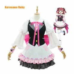 LoveLive!Sunshine!! Watanabe You And Aqours All Members Maid Uniform Cosplay Costume -COSPLAY CLANS Sales Store KurosawaRuby