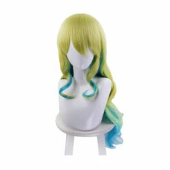 Anime Miss Kobayashi's Dragon Maid Lucoa Long Wavy Mixed Green Cosplay Wigs -COSPLAY CLANS Sales Store LucoaWig