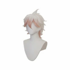 Anime Danganronpa 2: Goodbye Despair Nagito Komaeda White Fade Pink Cosplay Wigs -COSPLAY CLANS Sales Store NagitoKomaedawig2