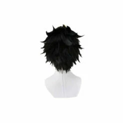 Anime Haikyuu Nishinoya Yuu Short Black Cosplay Wigs -COSPLAY CLANS Sales Store NishinoyaYuuWigs3