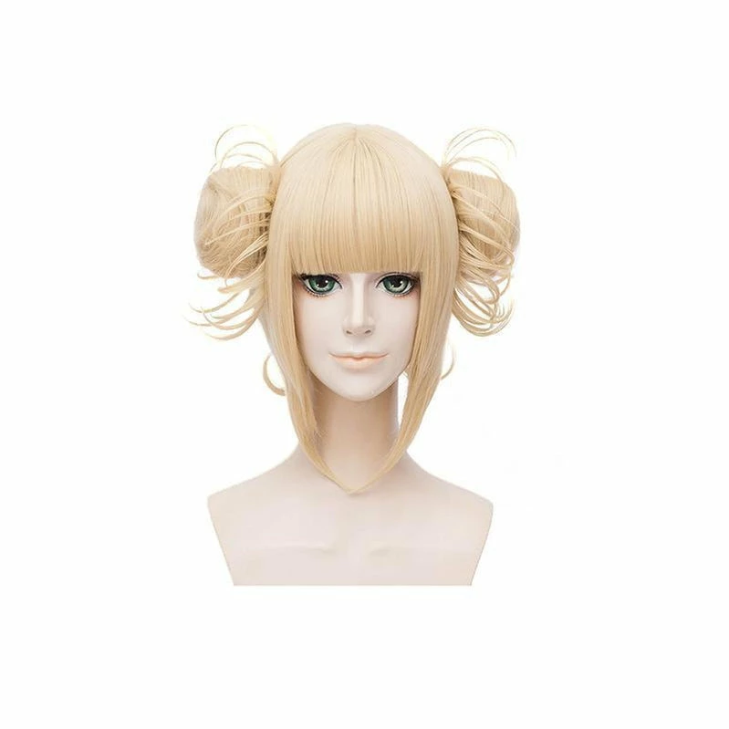 Anime My Hero Academia Himiko Toga Short Blonde Cosplay Wigs With Free Vampire Teeth 6 Anime My Hero Academia Himiko Toga Short Blonde Cosplay Wigs With Free Vampire Teeth - Image 4