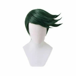 Anime JoJo's Bizarre Adventure Diamond Is Unbreakable Rohan Kishibe Short Green Cosplay Wigs -COSPLAY CLANS Sales Store RohanKishibe1