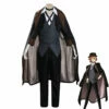 Anime Bungo Stray Dogs Chuuya Nakahara BLack Cosplay Costume -COSPLAY CLANS Sales Store SKU