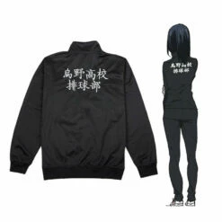 Anime Haikyuu Karasuno High School Jacket Suit Shimizu Kiyoko Cosplay Costume -COSPLAY CLANS Sales Store Shimizukiyoko2