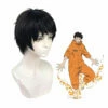 Anime Fire Force Shinra Kusakabe Short Black Cosplay Wigs -COSPLAY CLANS Sales Store ShinraKusakabe0