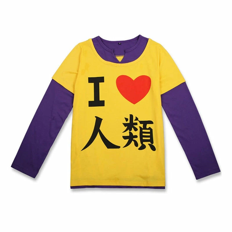 Anime No Game No Life Sora Long Sleeve T-shirt Cosplay Costume With Wrister 4 Anime No Game No Life Sora Long Sleeve T-shirt Cosplay Costume With Wrister - Image 2