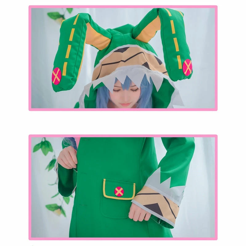 Anime Date A Live Yoshino Himekawa Green Coat Outfits Cosplay Costume 8 Anime Date A Live Yoshino Himekawa Green Coat Outfits Cosplay Costume - Image 6