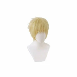 Anime Haikyuu Kei Tsukishima Short Blond Cosplay Wigs -COSPLAY CLANS Sales Store TsukishimaKeiWigs12