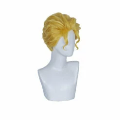 Anime JoJo's Bizarre Adventure Diamond Is Unbreakable Yoshikage Kira Short Blond Cosplay Wigs -COSPLAY CLANS Sales Store YoshikageKira4