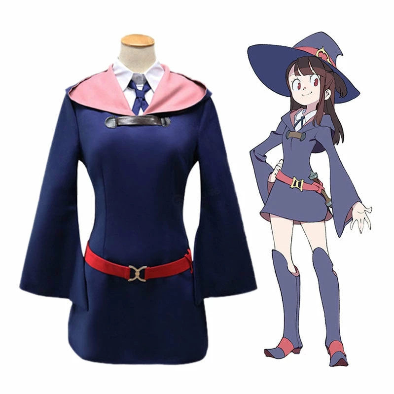 Anime Little Witch Academia Atsuko Kagari Outfits Cosplay Costume 3 Anime Little Witch Academia Atsuko Kagari Outfits Cosplay Costume