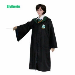 Movie Harry Potter Gryffindor And The Four Houses Of Hogwarts Cosplay Magic Robe -COSPLAY CLANS Sales Store a2