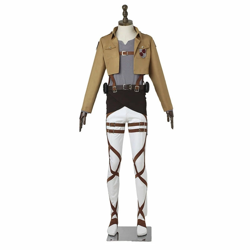 Anime Attack On Titan Garrison Regiment Uniform Set Cosplay Costume 4 Anime Attack On Titan Garrison Regiment Uniform Set Cosplay Costume - Image 2