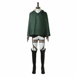 Anime Attack On Titan Levi Ackerman Survey Corps Uniform Set Cosplay Costume -COSPLAY CLANS Sales Store img 0781 1