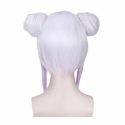 Anime Miss Kobayashi's Dragon Maid Kanna Kamui Short White Mixed Purple Cosplay Wigs -COSPLAY CLANS Sales Store kannawigcosplay